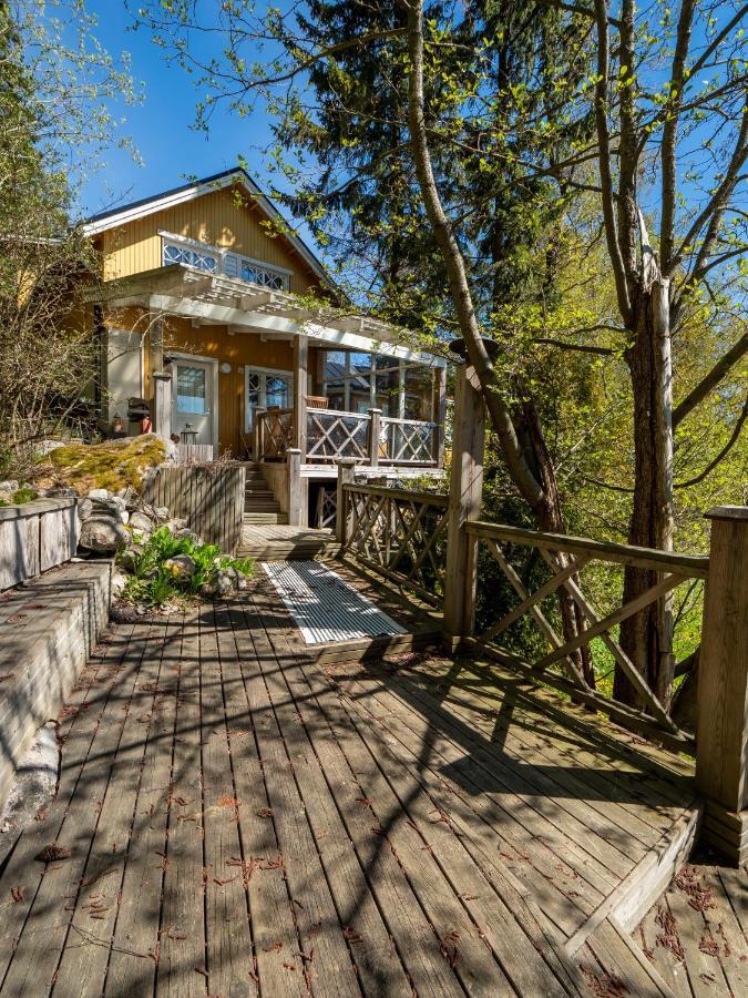 Villa Loevkulla With Sauna Loparo Bagian luar foto
